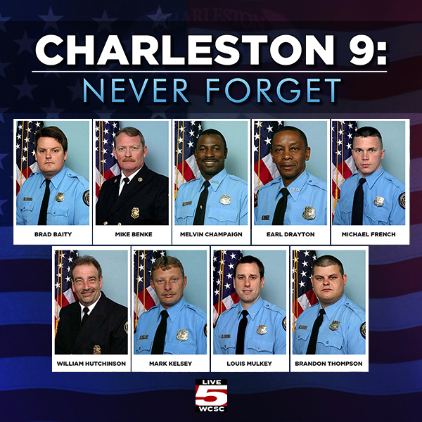 MichalHigdon's tweet image. Today we remember the nine firefighters who tragically lost their lives while fighting a furniture store fire in 2007. 
#neverforget #charleston9