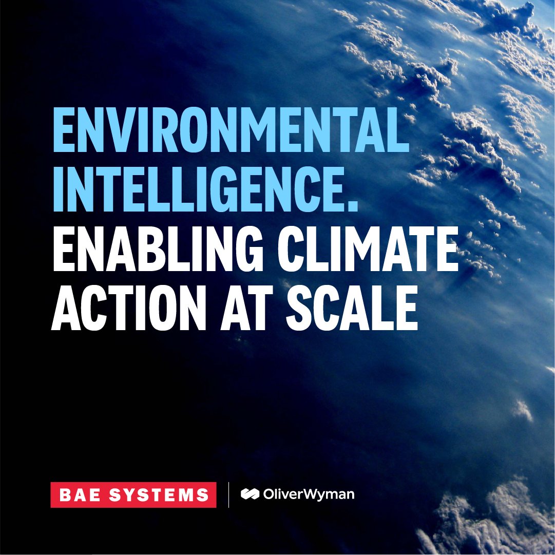 How can enhanced environmental intelligence enable climate action?

We explore: owy.mn/3VoIPtI

#OWClimate #ClimateAction #AI