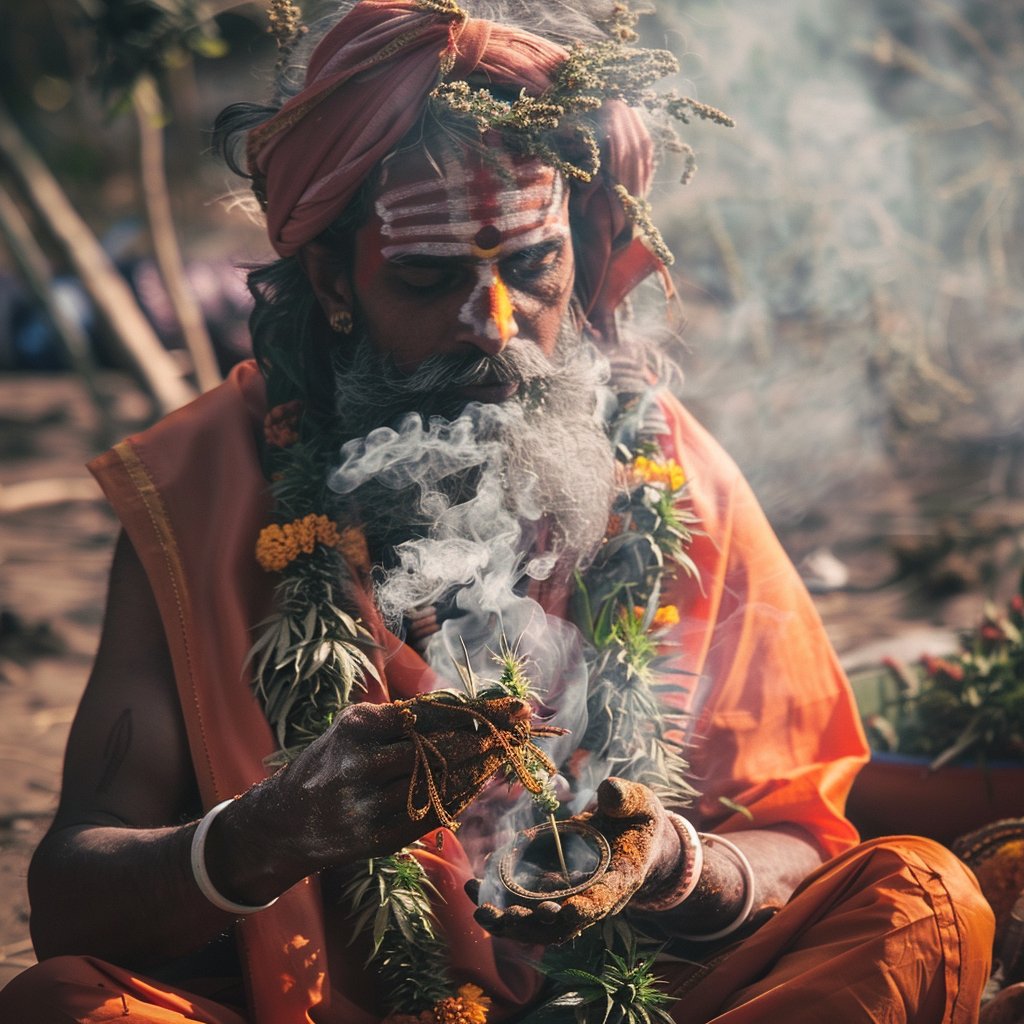 treehuggerzca's tweet image. Ancient wisdom: Indians used cannabis in religious rituals and as medicine for thousands of years. 🌿✨ Learn more about the rich history of this incredible plant on treehuggerz.ca/blog! #CannabisEducation #WeedKnowledge #AIArtwork  #CannabisHistory #TreeHuggerz