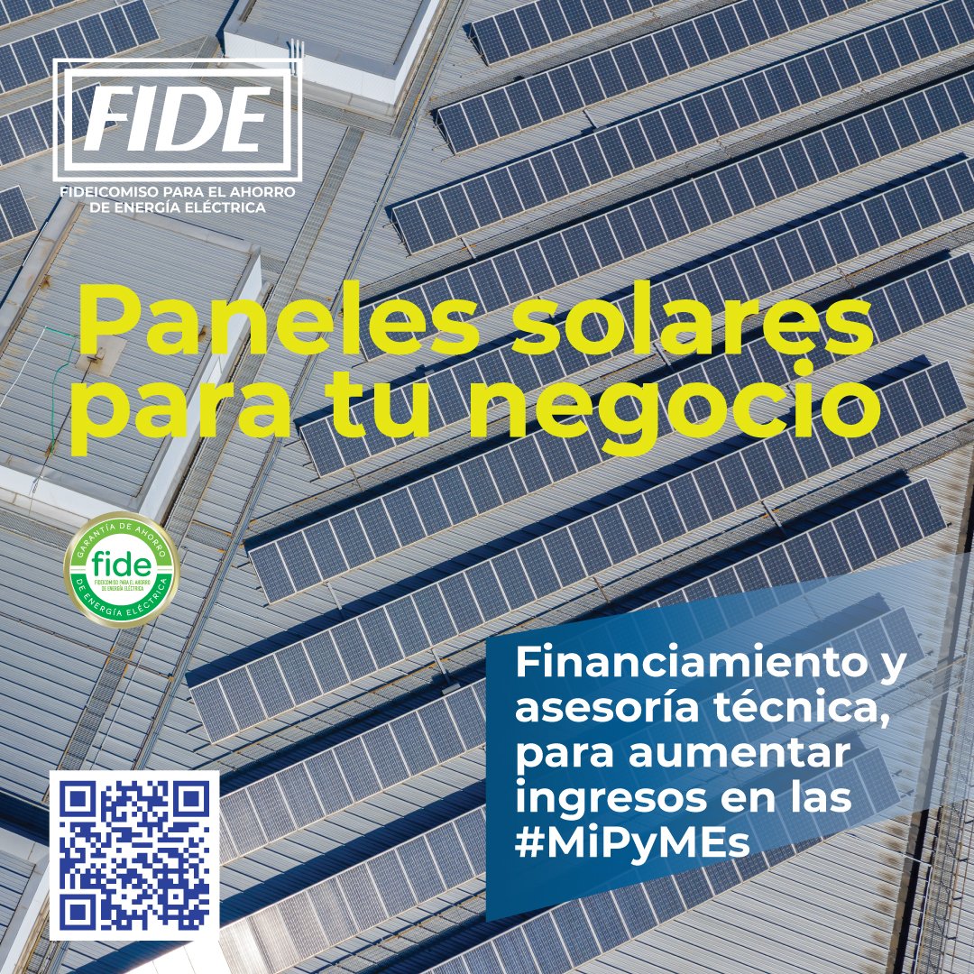 fidemx's tweet photo. Si quieres ser más independiente, eficiente y sustentable, el programa de Generación Distribuida es para ti. 
Genera tu propia energía eléctrica y obtén beneficios económicos y ambientales. 
Conoce los detalles en https://t.co/8Ab7xEYUOu
#Por1FuturoMásVerde https://t.co/p1dQN87kmR