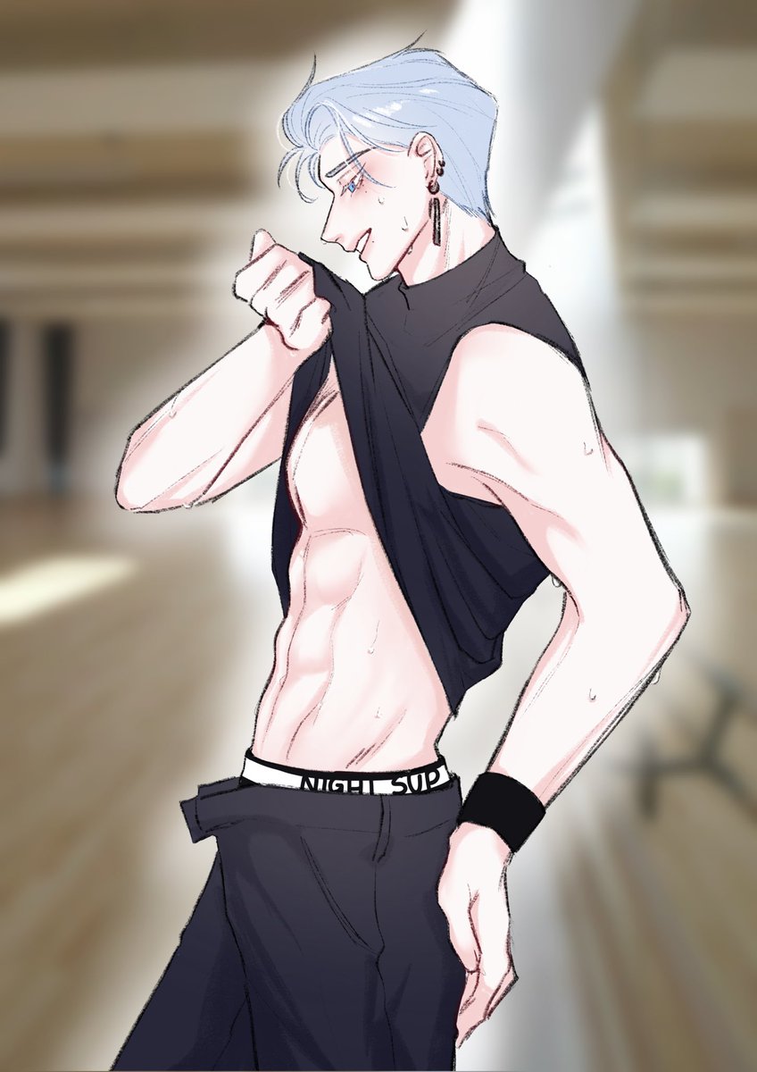 JAESEON_IDL's tweet photo. [LETTERS] 

𝗥𝗜𝗙𝗙𝗬 :  ซ้อมเต้นกันครับ พักครึ่งแล้วลุยต่อกันเถอะ💪✨ https://t.co/hJxA2Wb4Ub