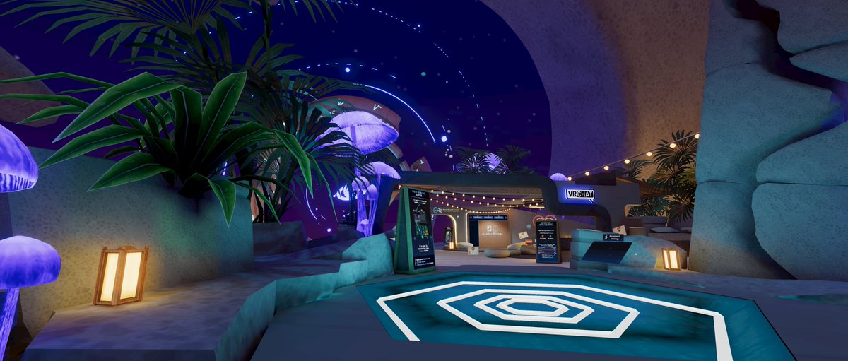 I usually don't post official works stuff here, but I'm proud and honored to be updating <a href="/VRChat/">VRChat</a>'s new home world!
Please check it out when you can! 💙

#VRChat
#VRChat_world紹介