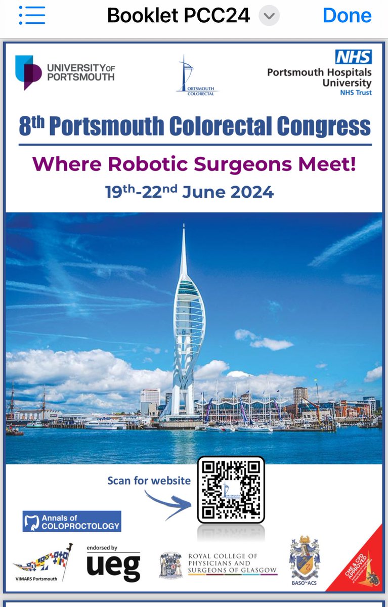 Jim Khan (@jimkhanmd) on Twitter photo Here we go PCC 24 t-12 hours !
Nice primer with course on surgical navigation, radiology interpretation for TME / CME and fluorescence
Tomorrow live robotic TME and robotic LPLND 🙌<a href="/PiozziMD/">Guglielmo Niccolò Piozzi</a> <a href="/PColorectal/">Portsmouth Colorectal</a> <a href="/PHU_NHS/">Portsmouth Hospitals University NHST</a> <a href="/UoPScience/">UoP Faculty of Science & Health</a> <a href="/Dukes_Club/">The Dukes' Club</a> <a href="/RCSnews/">The Royal College of Surgeons of England</a> <a href="/rcpsglasgow/">Royal College of Physicians & Surgeons of Glasgow</a> <a href="/najafsiddiqi/">Najaf Siddiqi</a> Here we go PCC 24 t-12 hours !
Nice primer with course on surgical navigation, radiology interpretation for TME / CME and fluorescence
Tomorrow live robotic TME and robotic LPLND 🙌<a href="/PiozziMD/">Guglielmo Niccolò Piozzi</a> <a href="/PColorectal/">Portsmouth Colorectal</a> <a href="/PHU_NHS/">Portsmouth Hospitals University NHST</a> <a href="/UoPScience/">UoP Faculty of Science & Health</a> <a href="/Dukes_Club/">The Dukes' Club</a> <a href="/RCSnews/">The Royal College of Surgeons of England</a> <a href="/rcpsglasgow/">Royal College of Physicians & Surgeons of Glasgow</a> <a href="/najafsiddiqi/">Najaf Siddiqi</a>