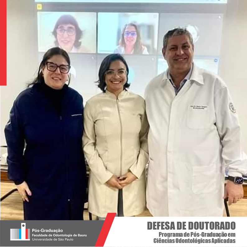 FobPos's tweet photo. Defesa da Tese de Doutorado, curso de Pós-Graduação em Ciências Odontológicas Aplicadas, área de Endodontia, em 29-05-24. Aluna Maricel Rosario Cardenas Cuellar. Orientadora Flaviana Bombarda de Andrade #USP #FOBUSP #posgradfob #odontologia #fonoaudiologia #mestrado #doutorado https://t.co/6snVLoKtQ4