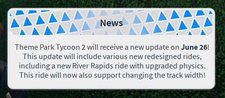 Theme Park Tycoon 2 Workshop tweet media