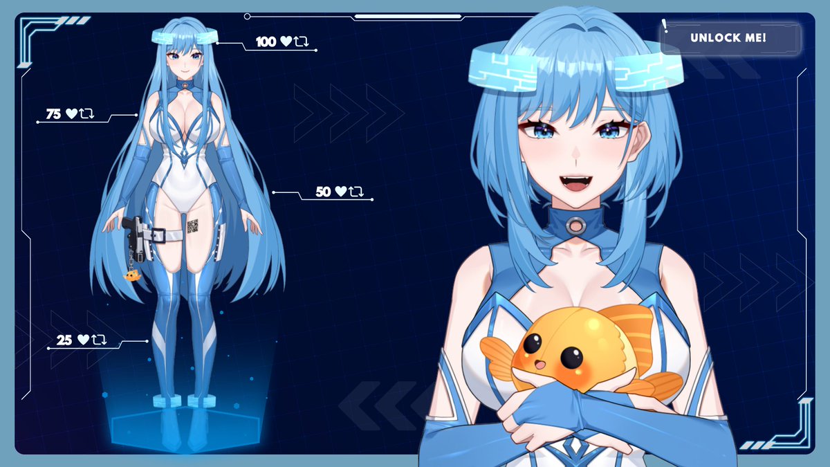 Anime4dayss's tweet photo. 「 𝗙𝗨𝗟𝗟 𝗠𝗢𝗗𝗘𝗟 𝗥𝗘𝗩𝗘𝗔𝗟 」

OMG you guys are insane! thank you so much for revealing me so fast ♡

Debut announcement soon...

⌞#vtuber #modelreveal⌝ https://t.co/DdAAyKQmsX