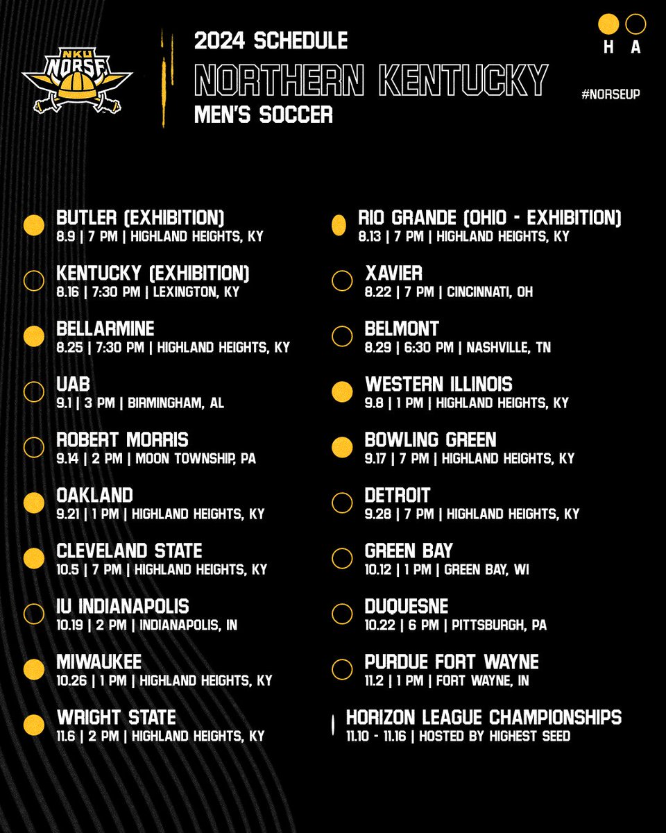 NKUNorseSOC's tweet image. 2⃣0⃣2⃣4⃣: The Year of the 𝗡𝗢𝗥𝗦𝗘

The 2024 schedule is 𝗛𝗘𝗥𝗘 ❗️❗️

📰 - bit.ly/3zbIjIg

@NKUNorse | #NorseUp