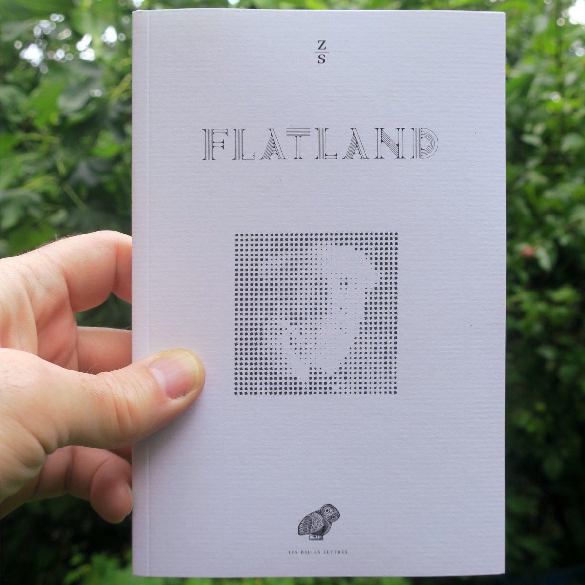 Jean_no's tweet image. Grand plaisir de recevoir l'édition poche du Flatland de Zones Sensibles, aux Belles Lettres.  
Contrairement à ce que disent les crédits, le visuel de couverture n'est pas vraiment de moi, mais il a été obtenu grâce à un logiciel que j'ai créé sur mesure sous #processingOrg