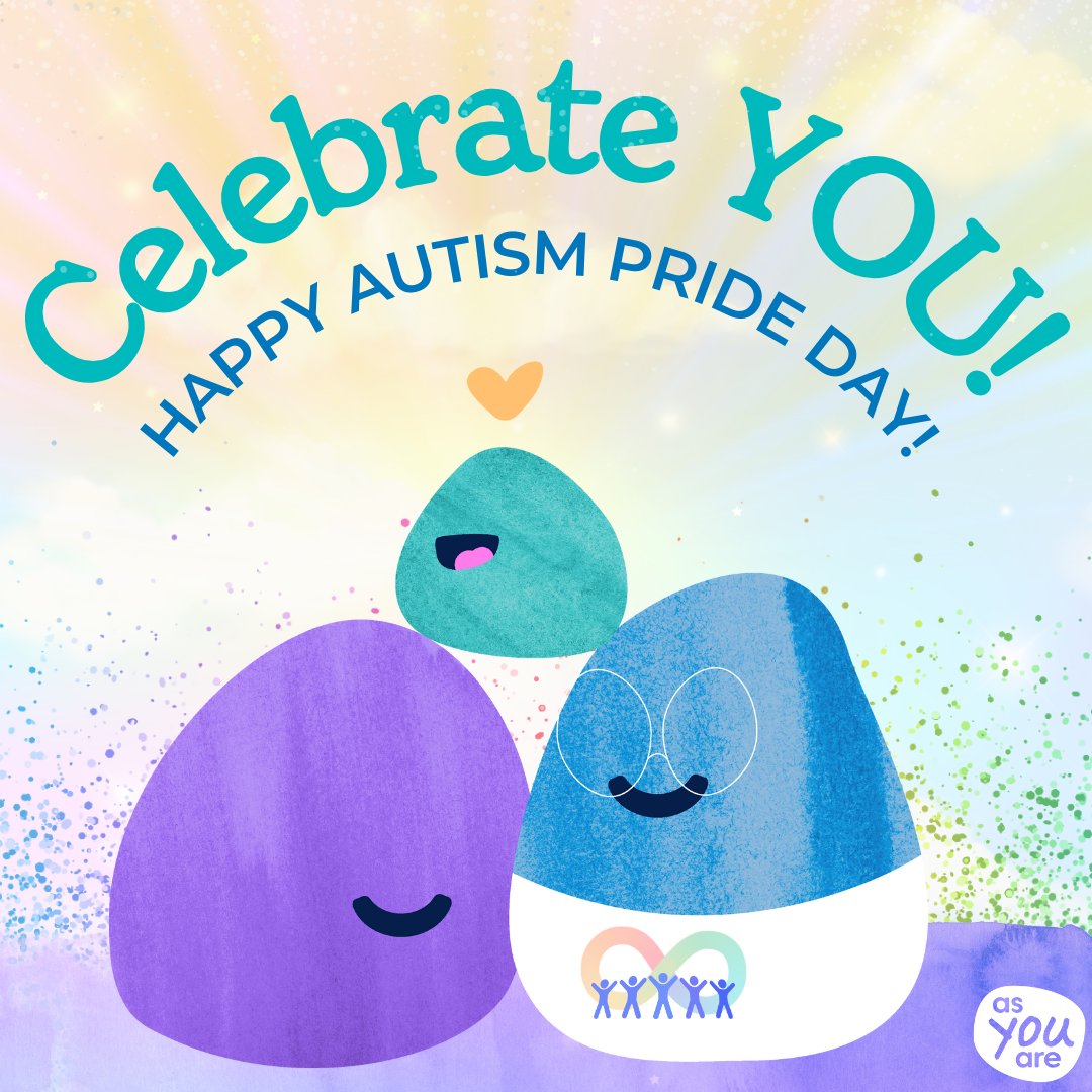 Happy Autism Pride Day!💙🌈 Today, and everyday, let’s celebrate our incredible children and their uniqueness. Fill your day with love, acceptance, and fun activities that make your family smile!😄  #BeSeen #AsYouAre #AutismPride #Neurodiversity