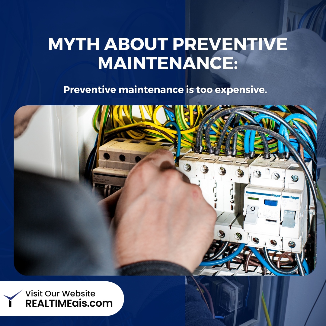 REALTIMEais's tweet photo. Fact: Preventive maintenance might seem expensive upfront, but it saves you money in the long run by preventing costly breakdowns, extending equipment life, and reducing repair costs.

#REALTIMEais #SafetyFirst #REALTIMEExcellence #DeepDiveIntoRisk #AssetSafety #EffectiveMaint... https://t.co/akQ9OS4vOY