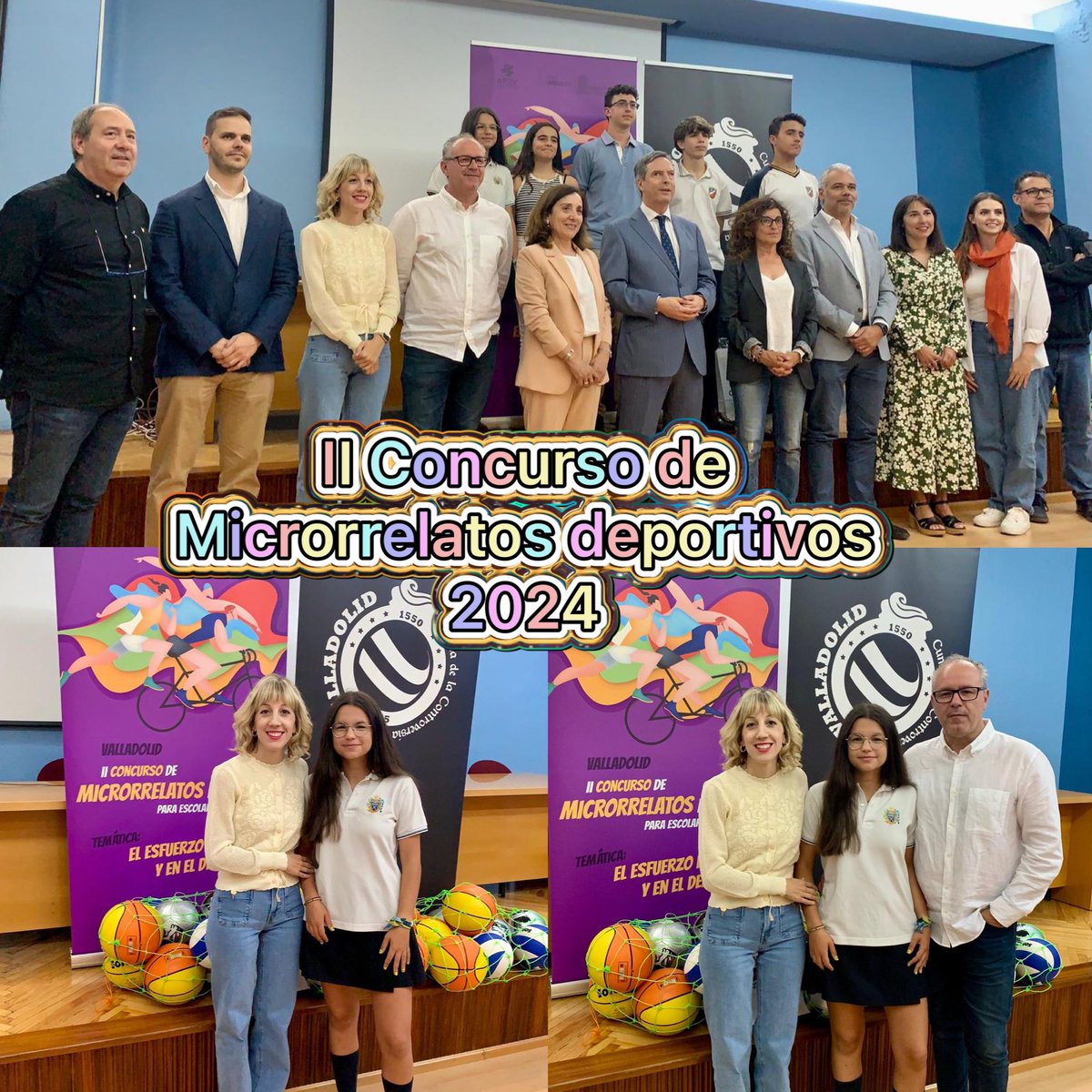 apostoladova (@apostoladova) on Twitter photo Hoy felicitamos a Carmen Martín del Río (4ºESO C), ganadora de un Accésit en el II CONCURSO ESCOLAR DE MICRORRELATOS DEPORTIVOS PARA ESTUDIANTES DE SECUNDARIA 2024.
<a href="/educacyl/">Educación JCyL</a>
<a href="/APDValladolid/">APD Valladolid</a>
¡Enhorabuena a todos!🤗
#apostoladova #concursomicrorrelatos #actividadessecundaria Hoy felicitamos a Carmen Martín del Río (4ºESO C), ganadora de un Accésit en el II CONCURSO ESCOLAR DE MICRORRELATOS DEPORTIVOS PARA ESTUDIANTES DE SECUNDARIA 2024.
<a href="/educacyl/">Educación JCyL</a>
<a href="/APDValladolid/">APD Valladolid</a>
¡Enhorabuena a todos!🤗
#apostoladova #concursomicrorrelatos #actividadessecundaria