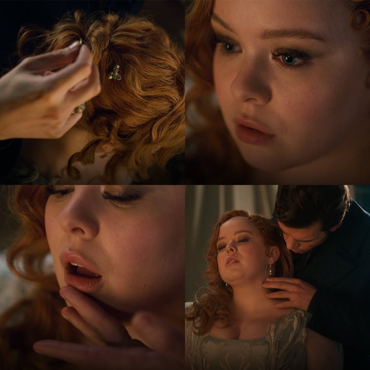 polinsfav's tweet photo. "E há o jeito como seu cabelo cascateia sobre seus ombros. A forma como seus olhos brilham ao me ver, duas lagoas azuis. A firmeza dos seus lábios entreabertos. A maciez da sua pele. E há outras partes com as quais tanto tenho sonhado." https://t.co/vUPVSTSTDK