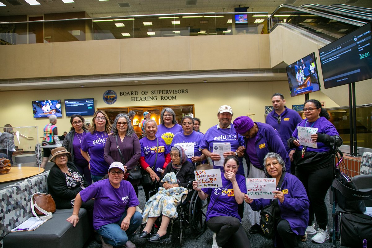 SEIU2015's tweet image. Today, at the @CountyVentura BOS, caregivers are voicing their stories as a way to create progress for higher wages and healthcare. Let's support our essential caregivers! #PutCareFirst, read more here 📰 seiu2015.org/ventura-county…