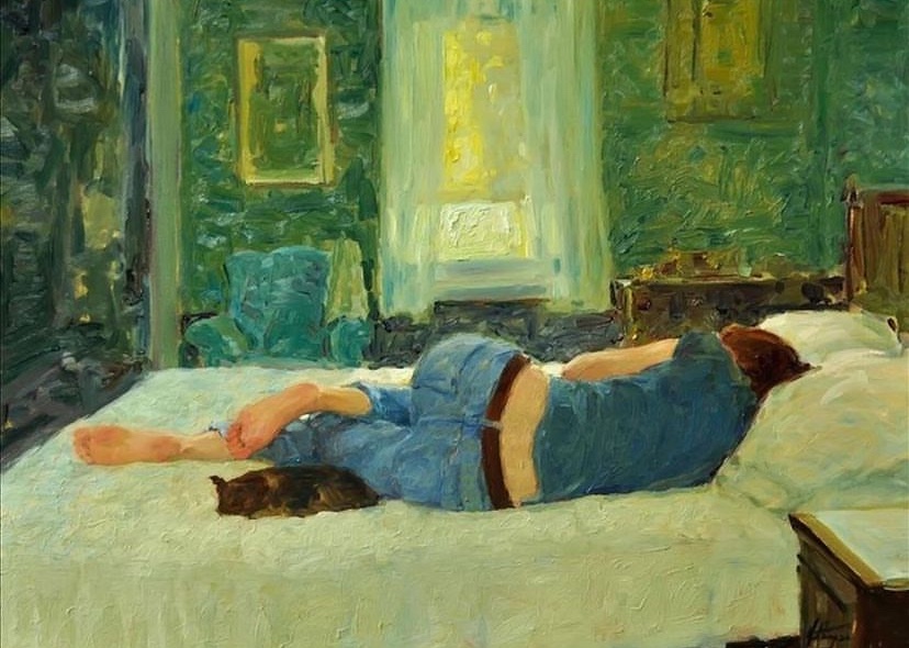 David Hettinger, “A break in their day”