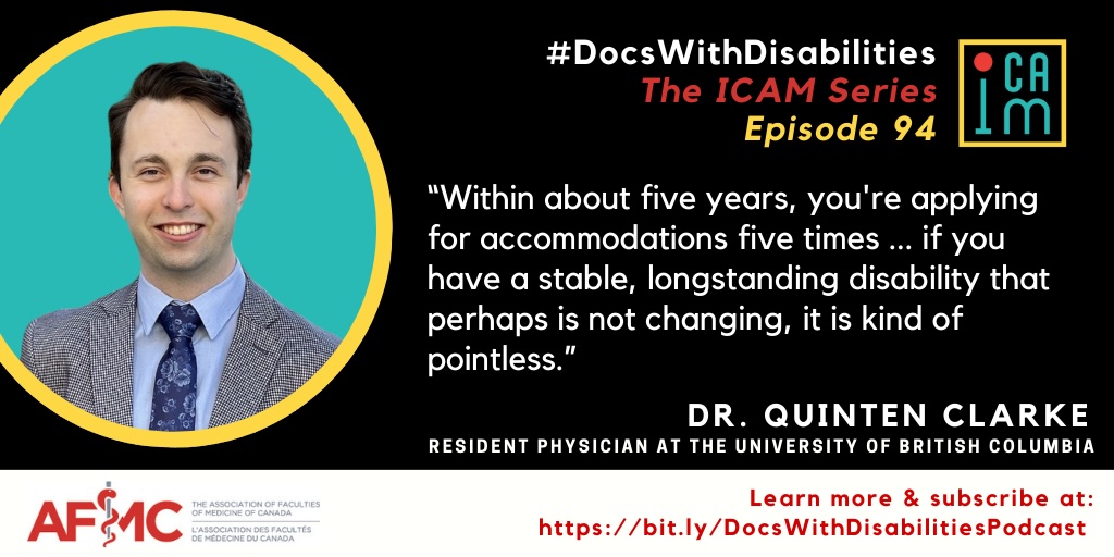 Have you heard of DEIA? 🌟 

This week on #DocsWithDisabilities podcast, our ICAM panelists highlight the crucial role of disability and accessibility in making Canadian #MedEd more inclusive and equitable for everyone. 👏 

👉bit.ly/EP94_ICAM_2024…