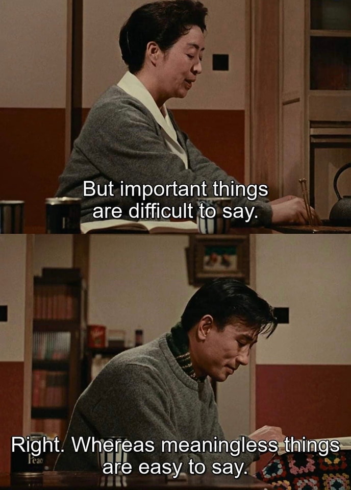 DannyDrinksWine's tweet photo. Ohayō (1959)
Director: Yasujirō Ozu https://t.co/BAHnbn8pUo
