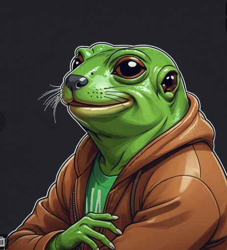 I asked DALL-E 3 to mix $PEPE and $BIBI and this is what we get, what do you think ? Not that bad...