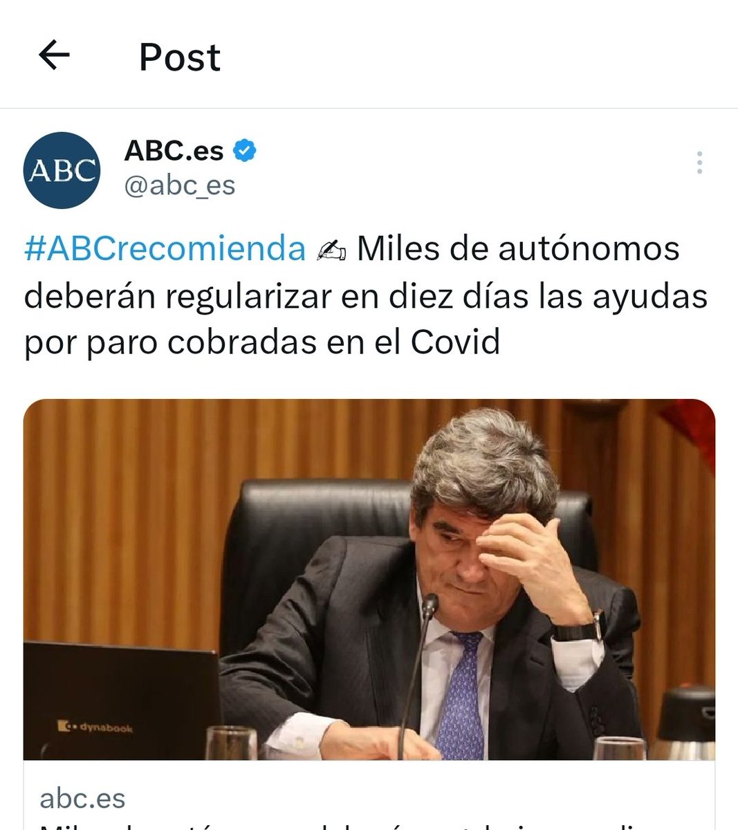 Los autónomos devolviendo ayudas.

Y amnistiando malversadores.

Qué pedazo de sinvergüenzas sois.