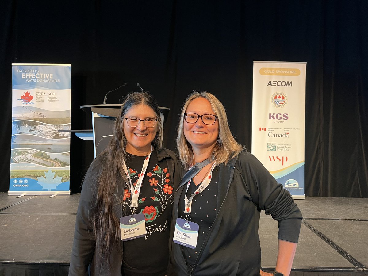 Happy to catch Deb McGregors’s keynote on “Diversity and Inclusion in Water Management” at the CWRA 2024 National Conference, during the Saskatchewan leg of our across Canada conversations with First Nations for the Decentralised Water and Wastewater Systems Expert Report