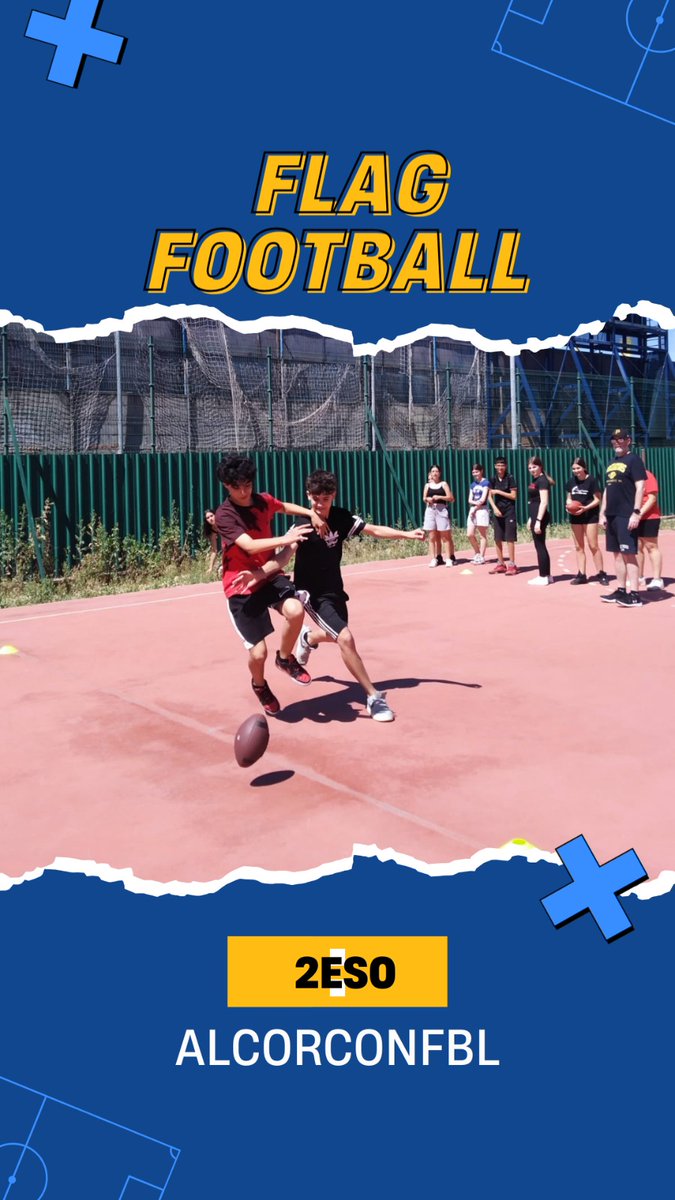 IITGALILEO's tweet image. El club Alcorcón Predators estuvo ayer con alumnos de 2 EDO para enseñarles un nuevo deporte, el fútbol flag que será olímpico en Los Ángeles 2028. 
Gracias @alcorconfbl
#galileoesdeporte #somosgalileo