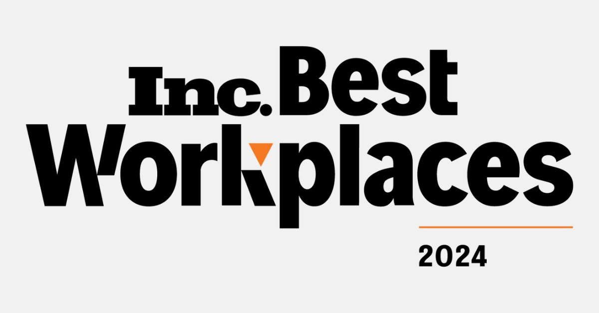 It's official: we're one of Inc. Magazine's Best Workplaces 2024! 🎉 Thank you to our incredible team!

Check out the full list 👇
bit.ly/3ziAWyo