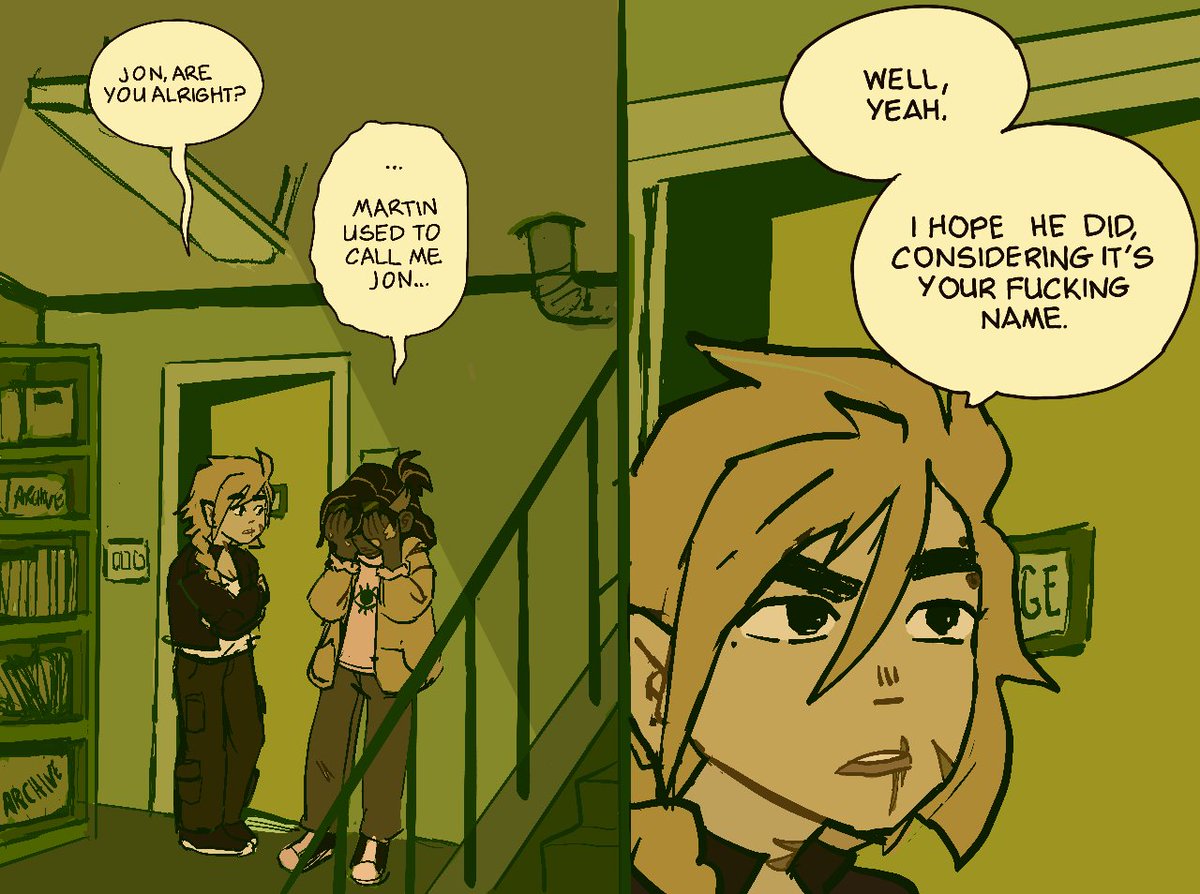 mindlessmedic's tweet photo. Jon and Daisy are best friends to me!!!! #tma #themagnusarchives #jaisy #jonathansims #daisytonner https://t.co/TeuQgjBxVi