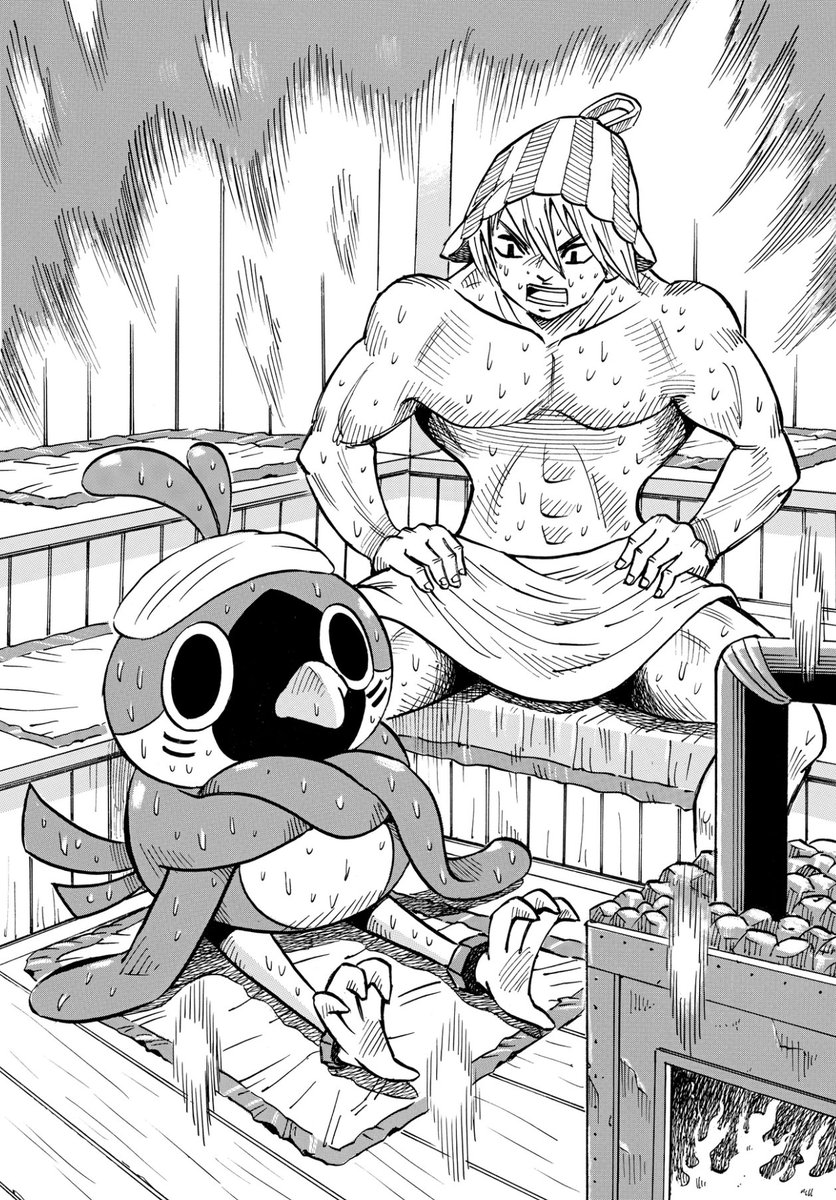 butto_bird's tweet photo. ◢◤超豪華“トリ”ビュート企画!◢◤
『サウナウォーズ』穴久保幸作先生@kousaku_PRからぶっとんだコラボイラストをいただきました!
ニンテンドースイッチDL専用ソフト『#ぶっとバード』は大好評配信中!
https://t.co/7PYaBmiTC9
#ButtoBird #NintendoSwitch https://t.co/UQvzC3MQhT