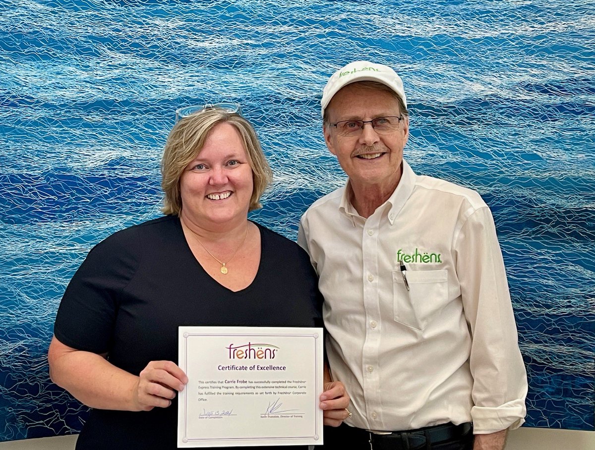 Freshens's tweet image. 🌟 Last week&apos;s training class was fabulous! Carrie from The University of Pittsburgh-Petersen had a blast connecting with our amazing team. Can&apos;t wait for the next session! 🎉 #TrainingClass #Teamwork #LearningAndGrowing 💼📚
