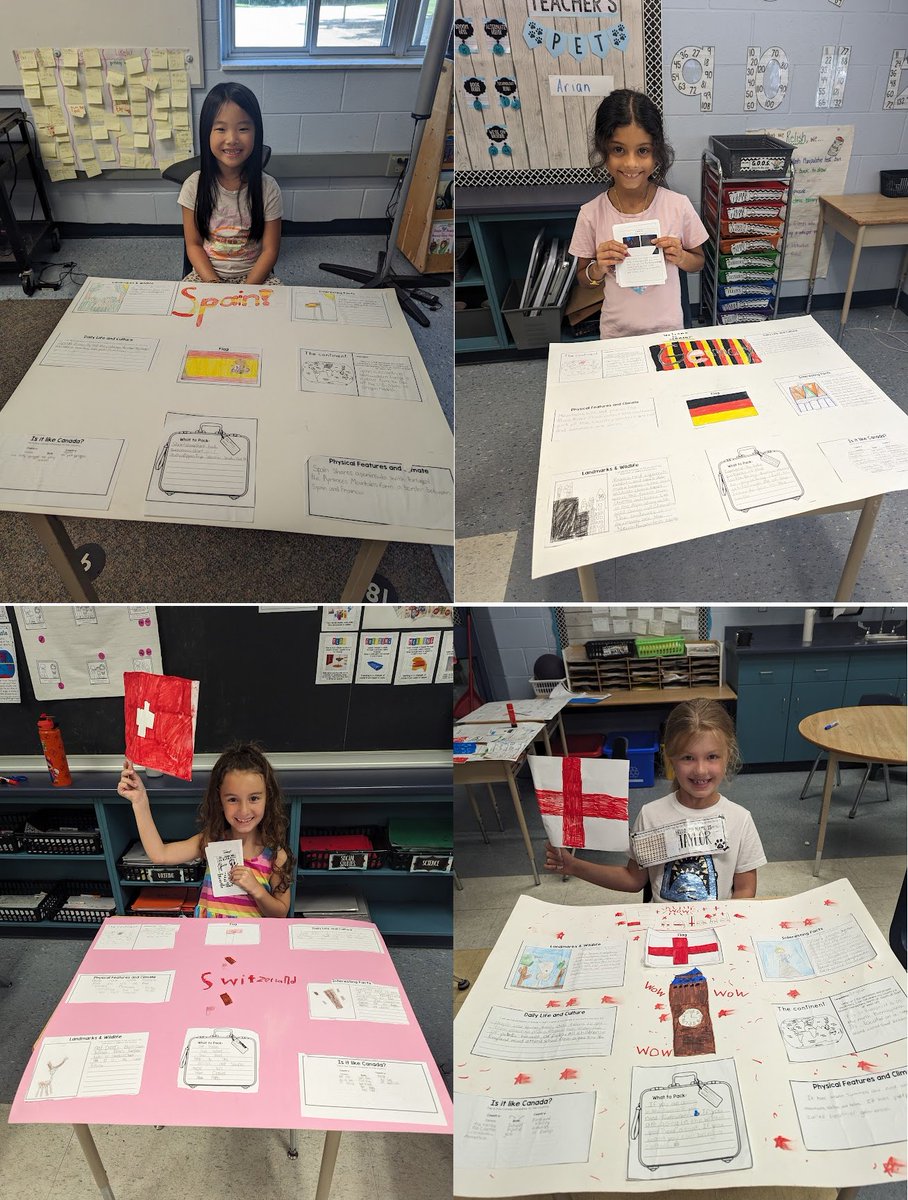 ✈️🌍Our classroom became a hub of "travel agents"! Students researched countries and set up booths to showcase them. Other classes visited, and our young travel experts did an amazing job convincing their peers to visit their countries. <a href="/LPSStormWatch/">LaSalle PS Storm</a>