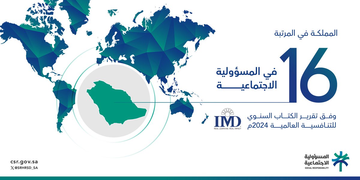 #المملكه_16_عالميا