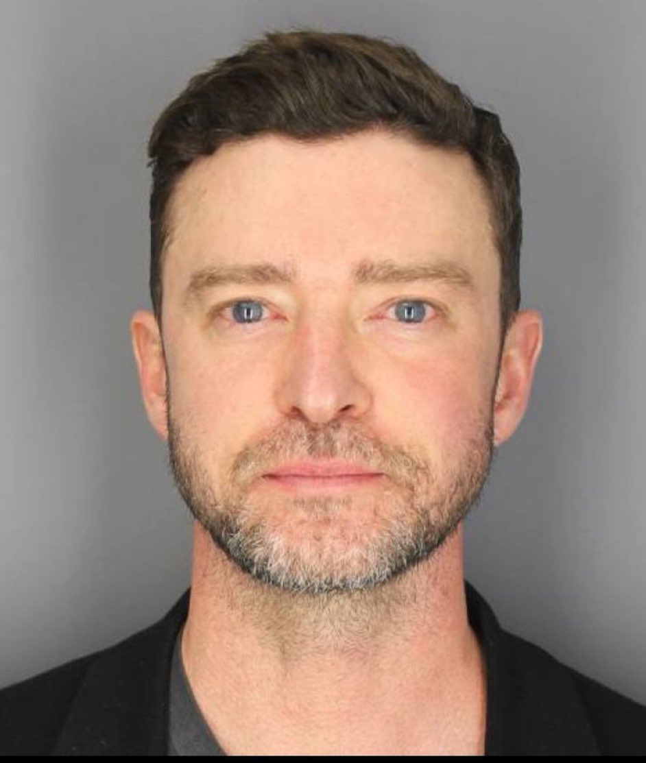 Here’s the mugshot #justintimberlake