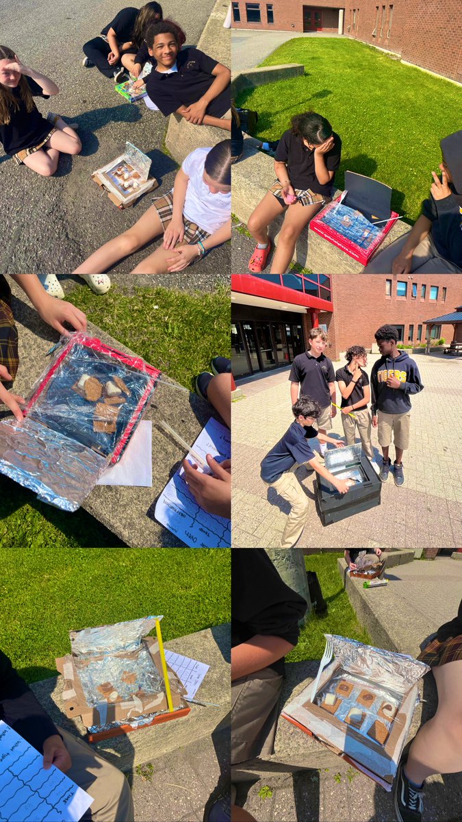 Madi Matte (Benckhuysen) (@madimatte) on Twitter photo Making s’mores in our solar ovens to end off our Heat Unit in Grade 7 Science Class! ☀️🔥💛 <a href="/StMatthewOCSB/">St. Matthew High School</a> Making s’mores in our solar ovens to end off our Heat Unit in Grade 7 Science Class! ☀️🔥💛 <a href="/StMatthewOCSB/">St. Matthew High School</a>