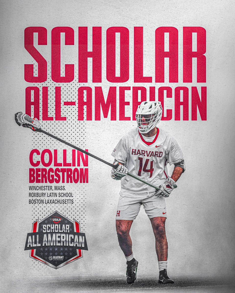 📚 𝑺𝒄𝒉𝒐𝒍𝒂𝒓 𝑨𝒍𝒍-𝑨𝒎𝒆𝒓𝒊𝒄𝒂𝒏 🇺🇸

Congratulations to Collin Bergstrom ‘24 who earned Scholar All-America honors from <a href="/USILA_Lax/">USILA</a> after another outstanding semester across the river 👏👏

#HLX1881