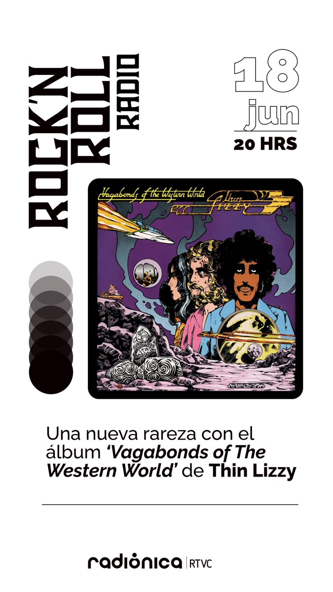 🤘🎶 ¡Comienza #RockAndRollRadio! Hoy disfrutaremos de los sonidos de:
🎸 Vagabonds of the Western World de Thin Lizzy

🎙️ Conéctate con <a href="/morarocknroll/">Héctor Mora</a> y <a href="/andresduranrock/">Andrés Durán</a> #AlAire por todas nuestras frecuencias y en radionica.rocks 📻