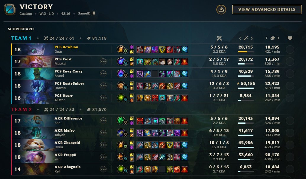Je joue trop mal en ce moment c'est sad 
Faut que je me reprenne pour la fin du split si on veut atteindre les playoffs.

gg <a href="/Zhangsid1/">Zhangsid</a> <a href="/Difference_lol/">Difference</a> <a href="/TeamAkroma/">Akroma</a>