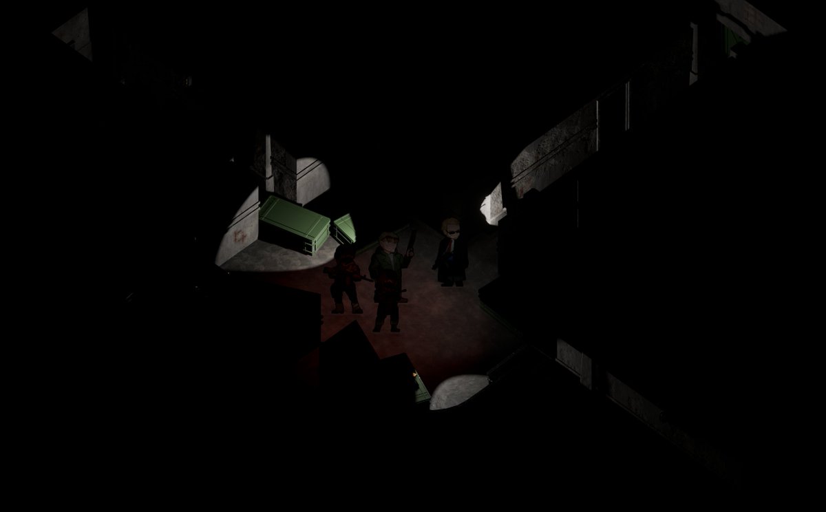 LuzaitisActual's tweet image. Tactical positioning is pretty important to the TTRPG I help run, so the maps we present to the players are quite detailed. They're laid out and rendered in Blender, which has resulted in the scenes becoming more and more complex. Here's some shots from the most recent adventure: