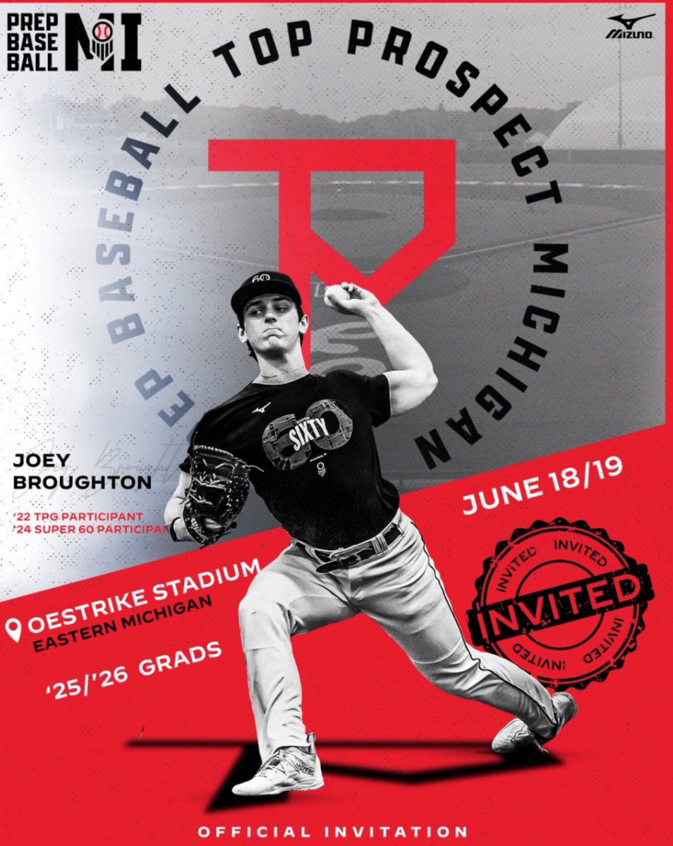Excited to participate in the PBR Top Prospect Games tomorrow at EMU. Thank you <a href="/PrepBaseballMI/">Prep Baseball Michigan</a> and <a href="/CoachGoodwinA/">Adam Goodwin</a> for the invitation.

<a href="/JetBoxBB18U/">Jet Box 18U-Monroe</a> <a href="/DakotaBaseball/">Dakota Baseball</a>