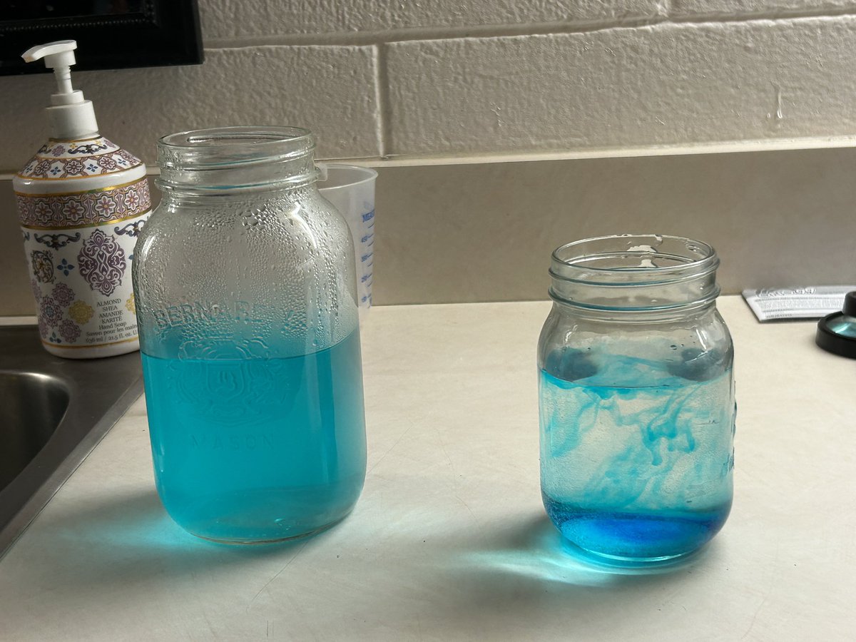 Looking at heat energy with grade 5’s today. They are loving all our experiments during this unit! Ask them about it!