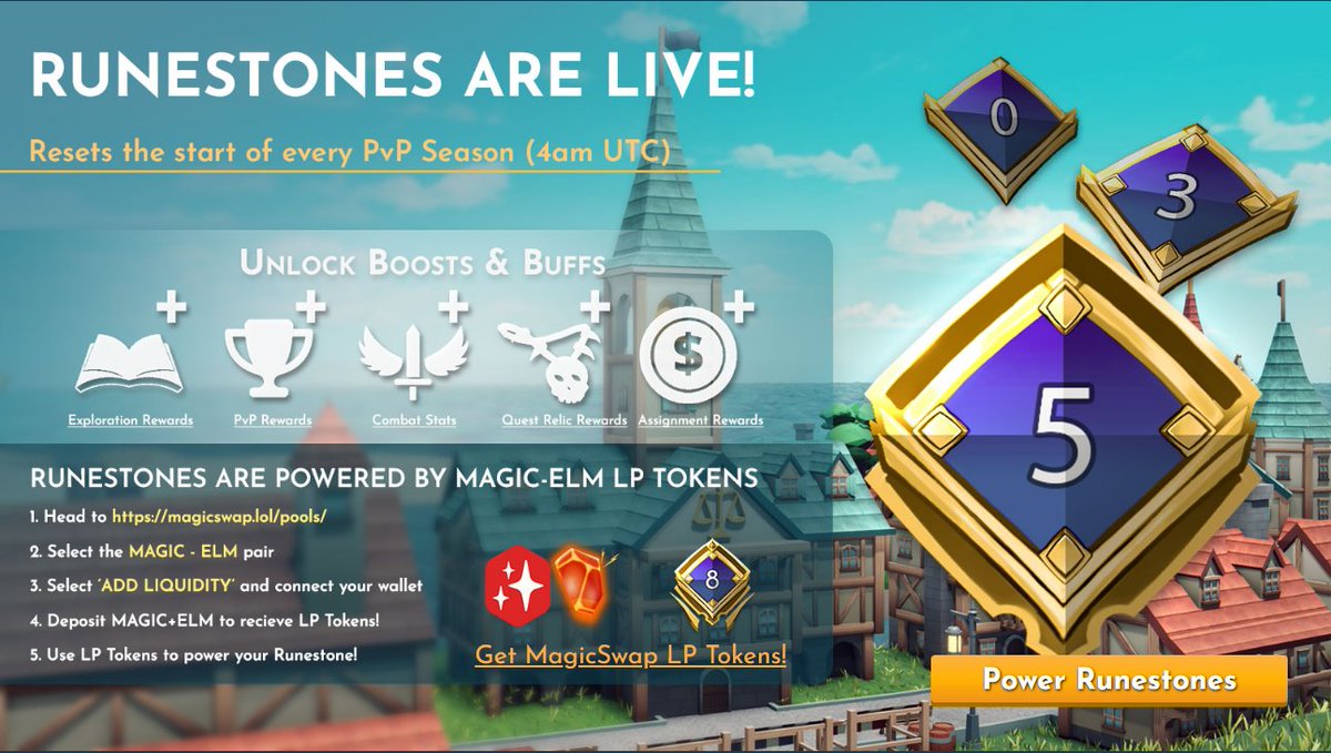 🌟 Introducing Runestones 🌟

Unlock a new dimension of gameplay with Runestones, now live! These mysterious stones offer powerful in-game benefits like increased combat stats, PvP rewards, and more! 🚀

🔗 Dive into the details in our whitepaper: 
docs.talesofelleria.com/getting-starte…