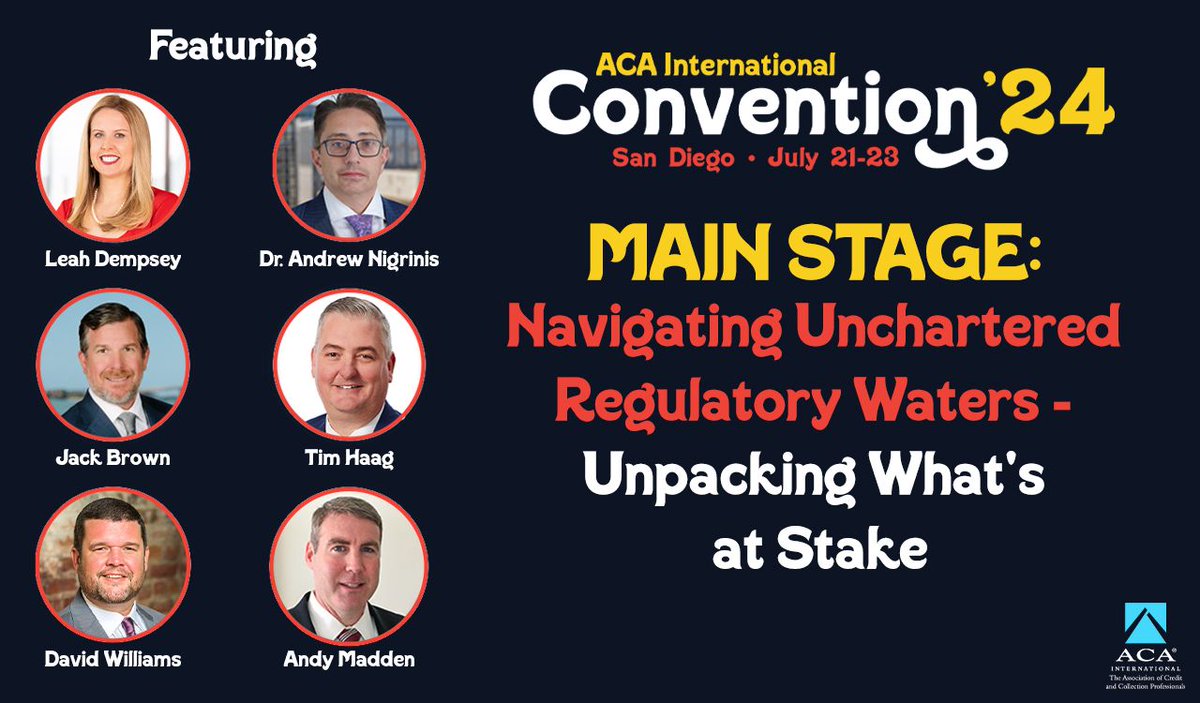 acacollector's tweet image. Check out who's hitting the main stage this year at ACA's Annual Convention and Expo! Attendees will walk away with a wealth of knowledge passed along from inspiring keynote speakers and plenty of chances to network with industry innovators. Register at: buff.ly/3w8ayGm
