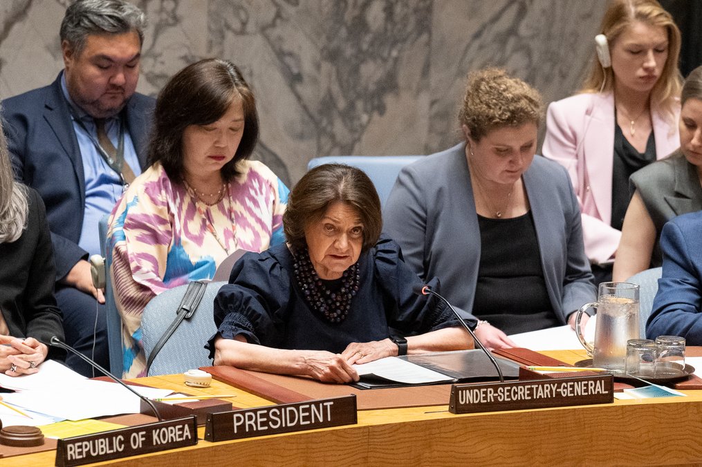 Rosemary A. DiCarlo (@dicarlorosemary) on Twitter photo Two and a half years since the Russian Federation’s invasion of #Ukraine, there is no let-up in the killing and destruction. Today, I reiterated our call for a just peace based on international law, the <a href="/UN/">United Nations</a> Charter and relevant General Assembly resolutions
dppa.un.org/en/mtg-sc-9660… Two and a half years since the Russian Federation’s invasion of #Ukraine, there is no let-up in the killing and destruction. Today, I reiterated our call for a just peace based on international law, the <a href="/UN/">United Nations</a> Charter and relevant General Assembly resolutions
dppa.un.org/en/mtg-sc-9660…