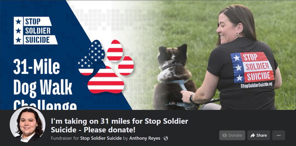 BlindGaming's tweet photo. I wanted to thank everyone that donated, participated, &amp; shared our work so that we may #StopSoldierSuicide here at home, and abroad. We #SupportTheTroops, our #veterans, and those in our communities. Next month we'll be leading another #charity event #donating &amp; our profits. https://t.co/9yYrHN6D57