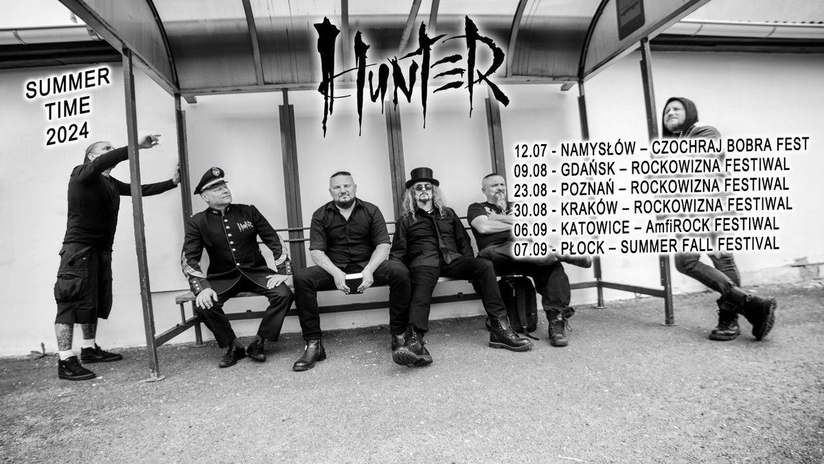 A tutaj nasze wakacyjne plany koncertowe! 
Szczegóły wszystkich wydarzeń: huntersoulmetal.pl/koncerty.
Serdecznie zapraszamy! ✌

Fot. Ilona Matuszewska