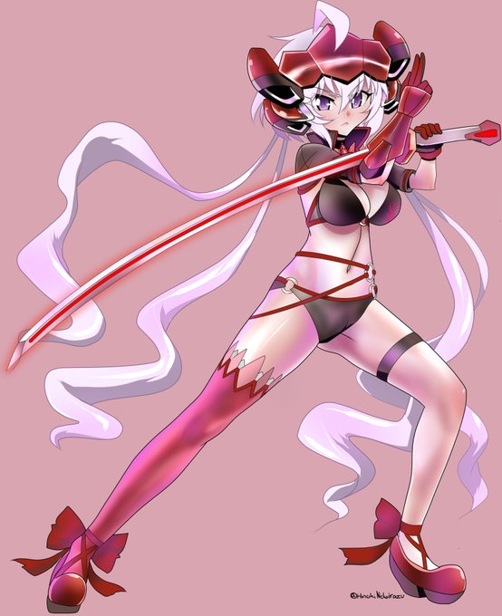 あー!ファイル名オルタだったw さっきの未来忍者 慶雲機忍外伝のサイボーグ忍者不知火の刀の構え 