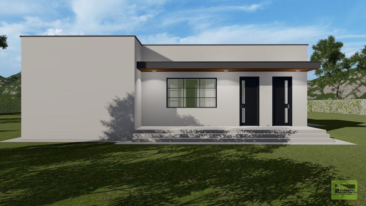 PrincepsCONLtd's tweet image. Architectural Renders of a two-bedroom modern house #construction  #ModernHouse  #ArchiCAD27 #lumion11 #architecture #princepsconstructionltd