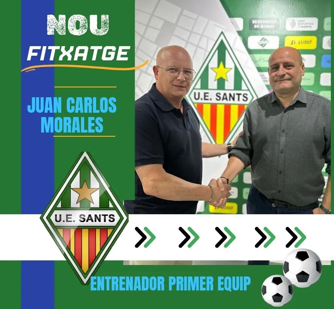 ⚪️🟢
Juan Carlos Morales, és l'encarregat, del nou proyecte esportiu del primer equip de la <a href="/uesants/">UE Sants</a> per la temporada 24-25
#OrgullSantsenc⚪️🟢
