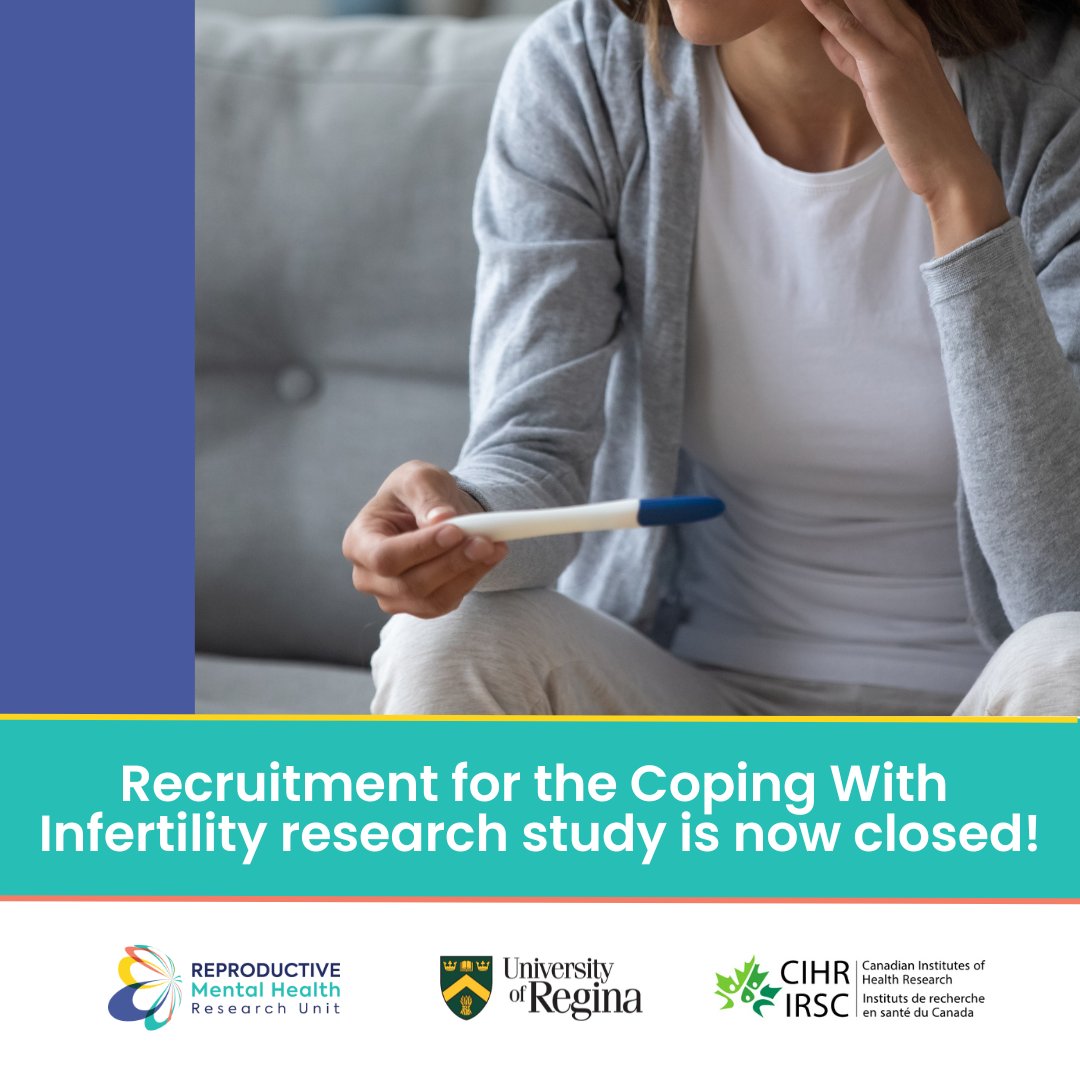 RMHResearchUnit's tweet image. We have finished recruiting for our self-help program study! Thank you to our participants and everyone who showed interest. Stay tuned for the results in November! #reproductivementalhealth #infertility #psychology #research #letstalkinfertility