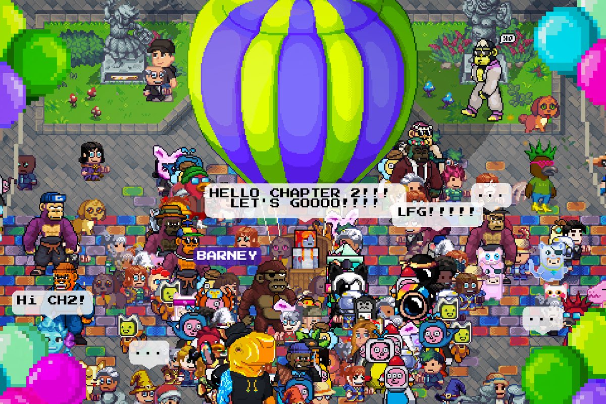 zombinaaaaa's tweet image. CHAPTER 2 IS LIVE!!! 🔥 @pixels_online 
Are you in? 🥳🎊

#PixelsCreator #KindCreator #PixelsChapter2