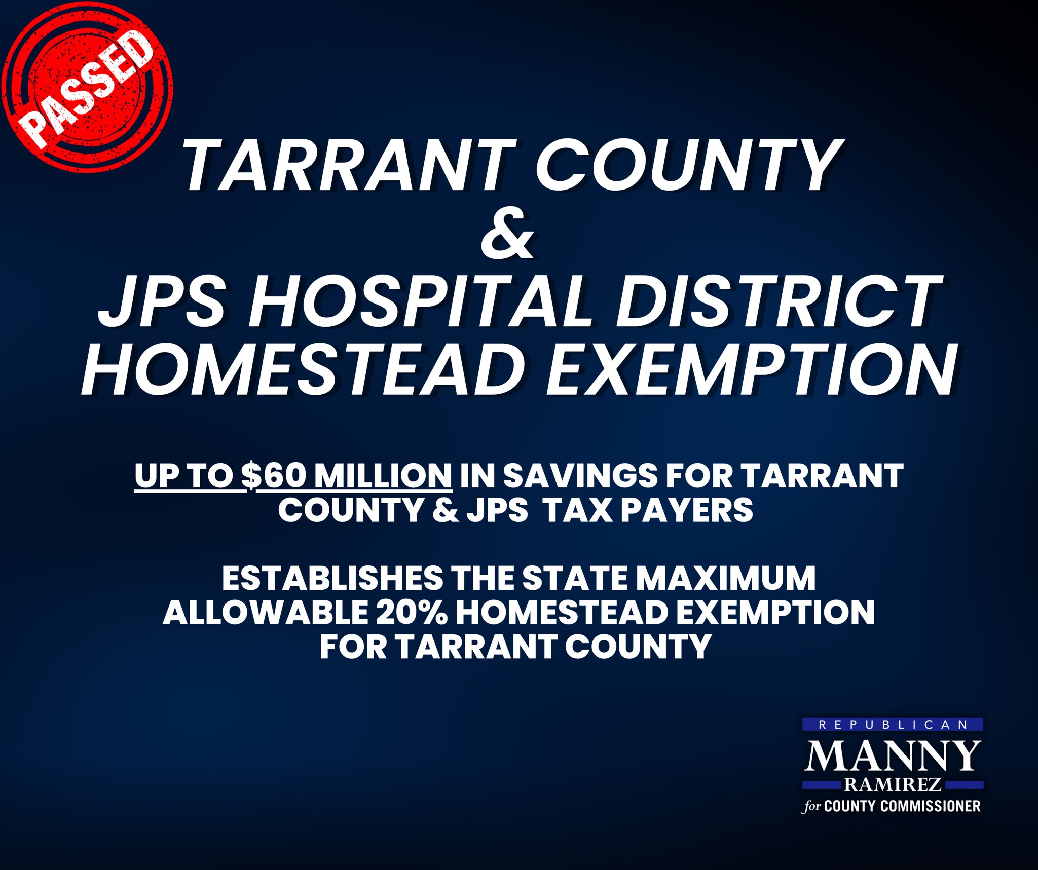 Manny Ramirez on X: &ldquo;Today the @TarrantCountyTX Commissioners 