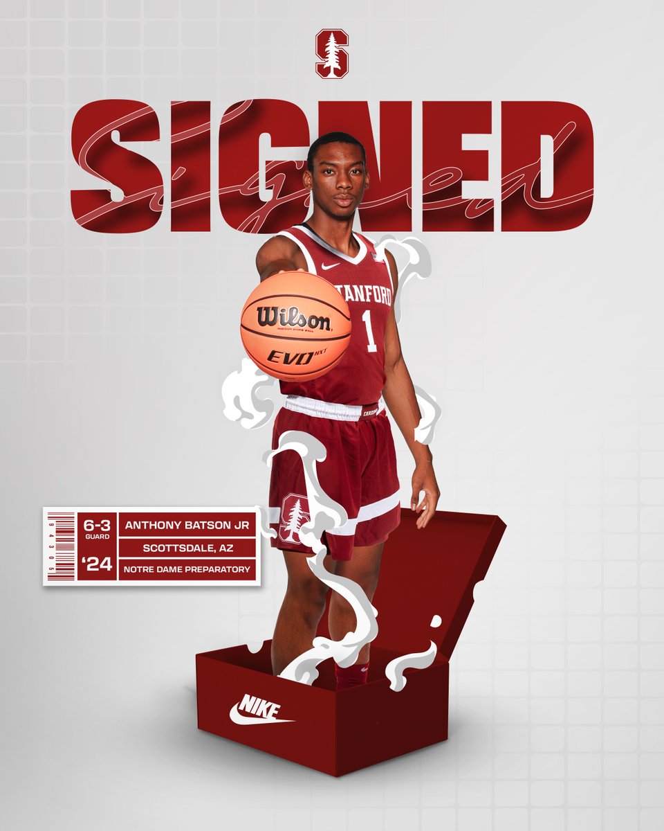 We got him! Welcome to Stanford, <a href="/antbojr/">Anthony Batson, Jr.</a>!

🔗: stanford.io/3KPej7r #GoStanford